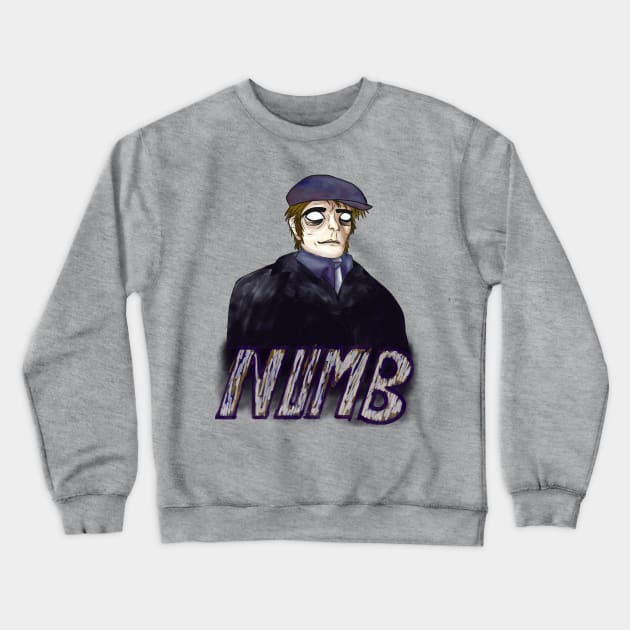 Numbness Crewneck Sweatshirt by MilosNevermore